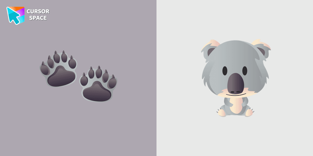 Amusing Koala cursor cursor pack